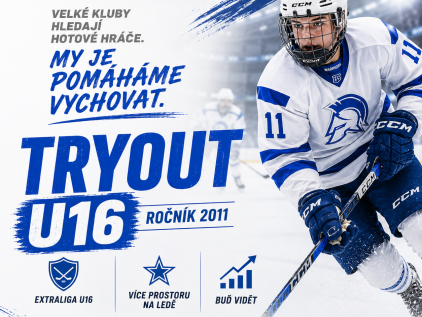 Zkus tryout do extraligy U16